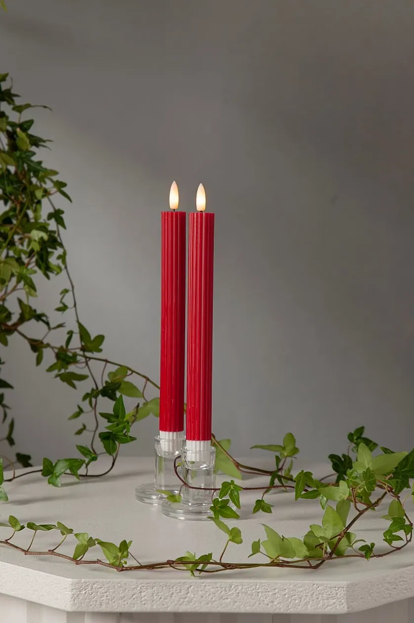 Antiklys LED Flamme Stripe 2-pak