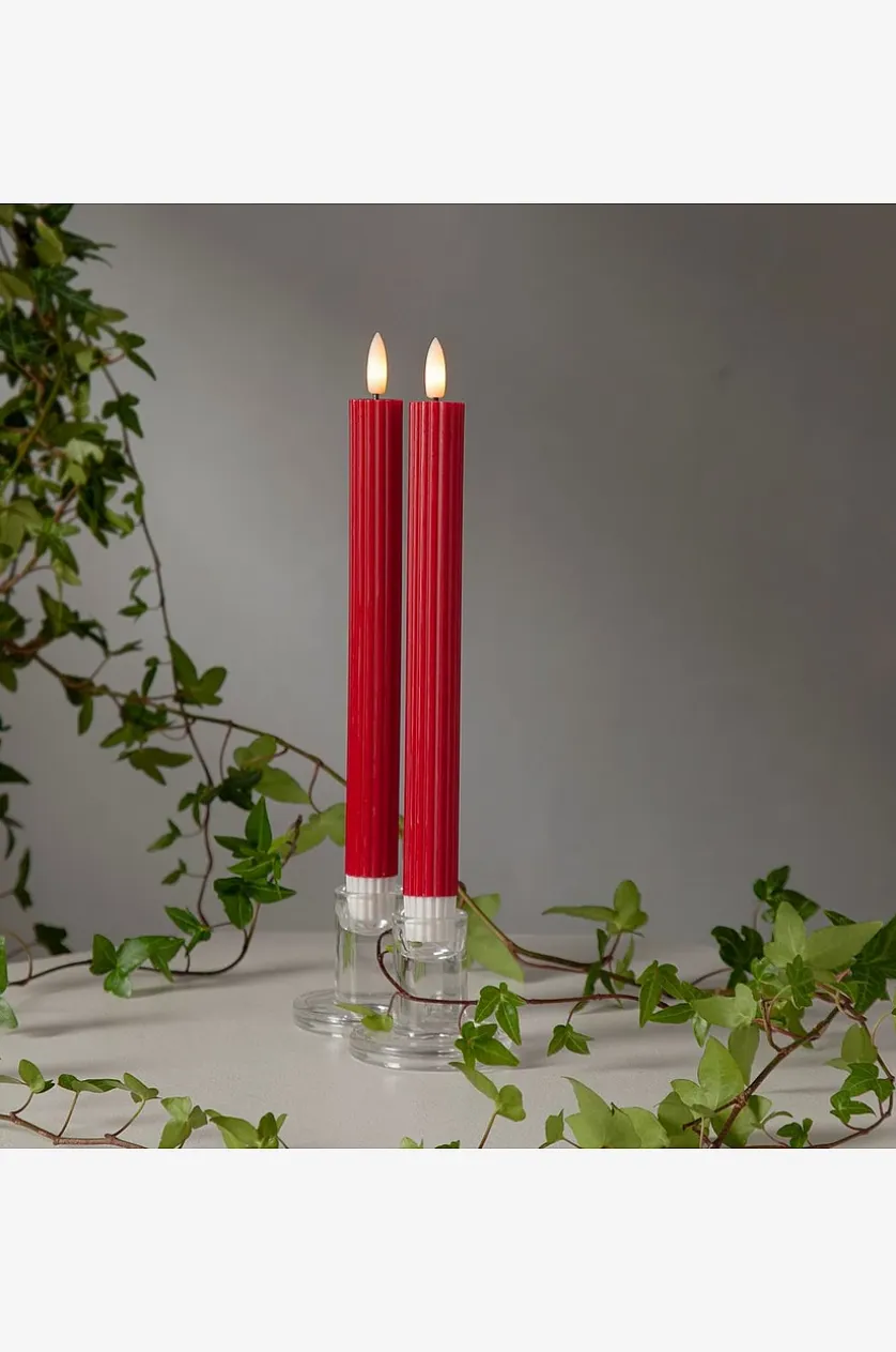 Antiklys LED Flamme Stripe 2-pak