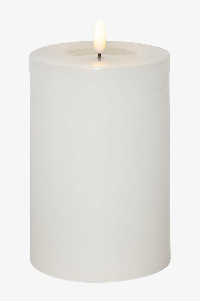 Bloklys Flamme Flow Big 17,5 cm