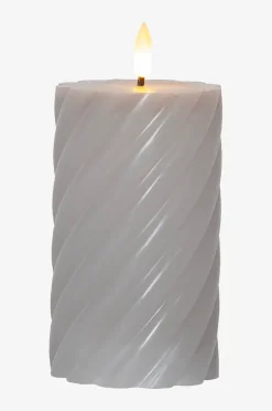 Bloklys Flamme Swirl LED 15 cm