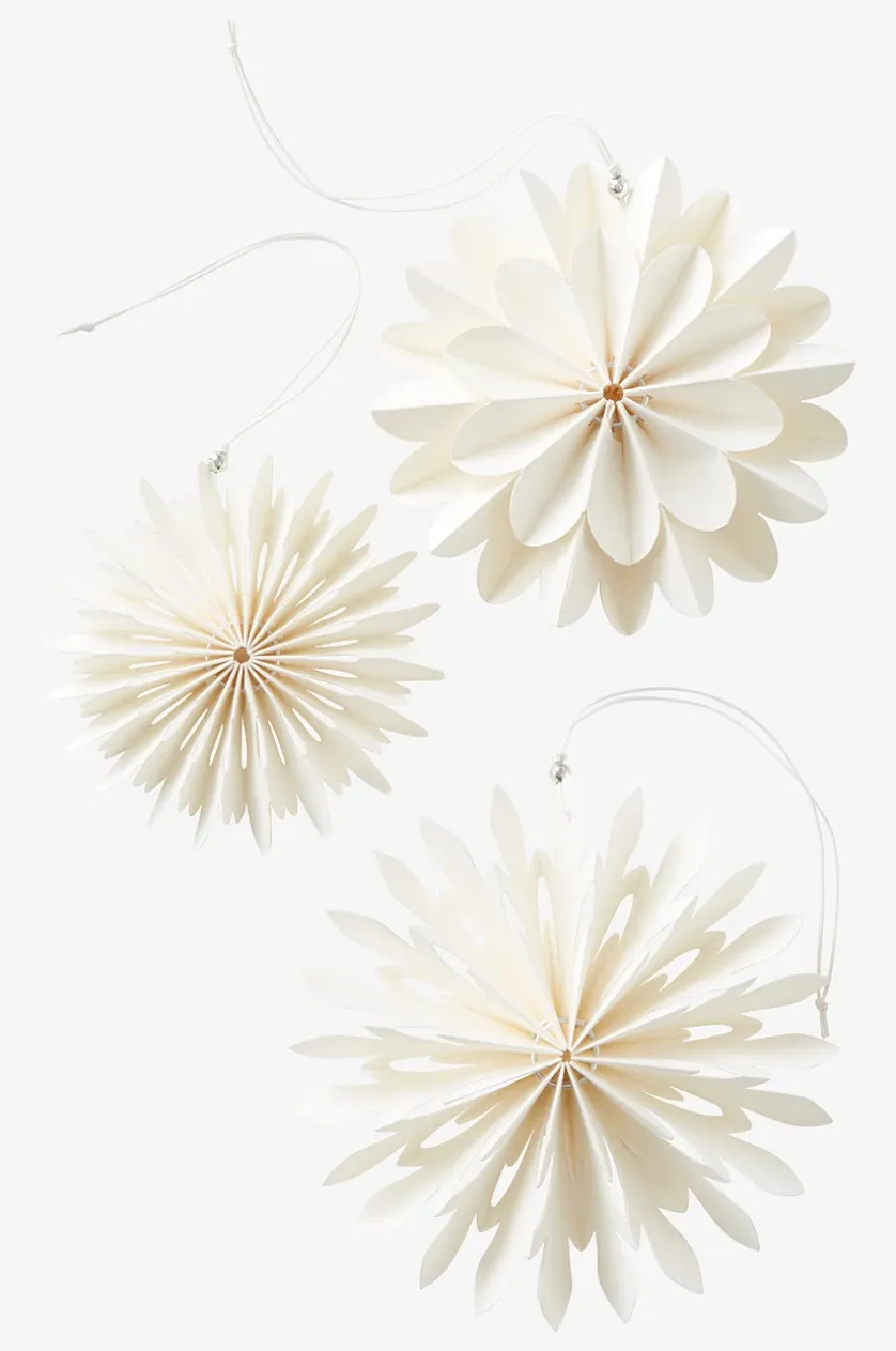 BLOSSOM dekorationspynt 3-pak