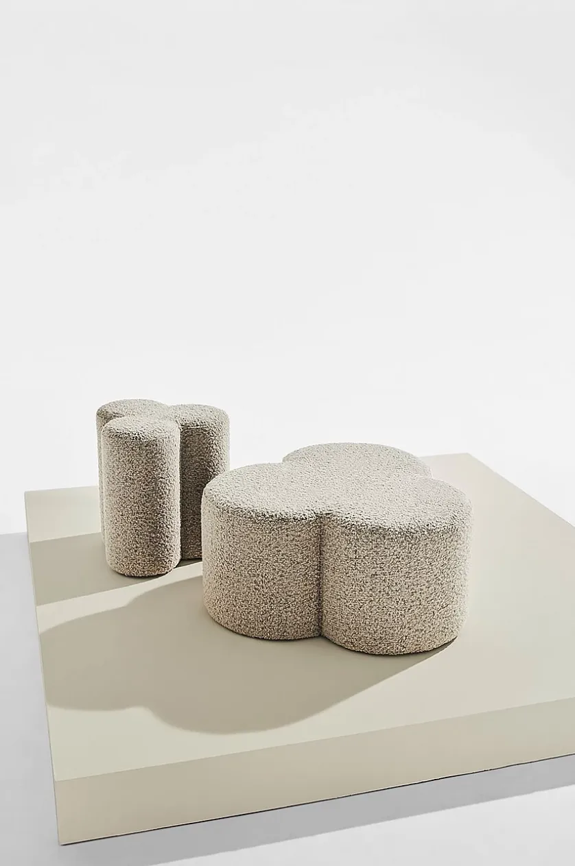 Bodhi puf i bouclé ø 70 cm