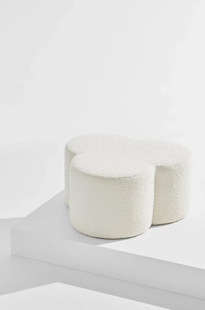 Bodhi puf i bouclé ø 70 cm