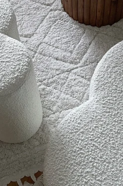 Bodhi puf i bouclé ø 70 cm