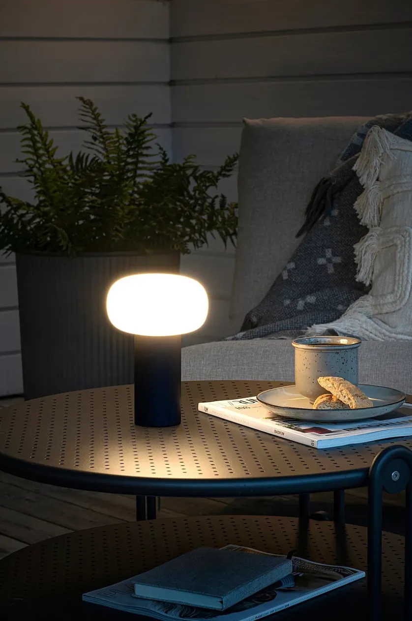 Bordlampe Antibes USB højde 19 cm