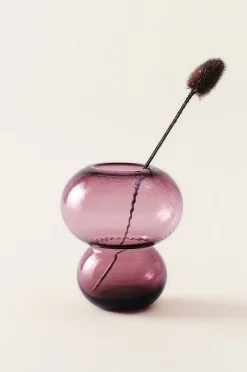 BUBBLAN glasvase - højde 19,5 cm