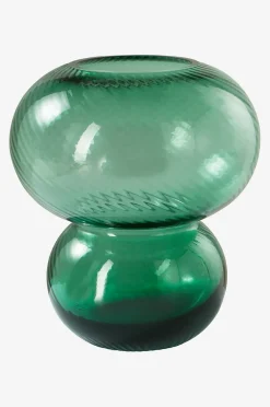 BUBBLAN glasvase - højde 19,5 cm