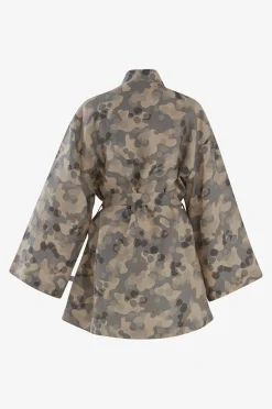 CARA kort kimono i hør