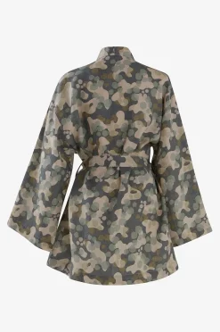 CARA kort kimono i hør