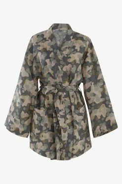 CARA kort kimono i hør