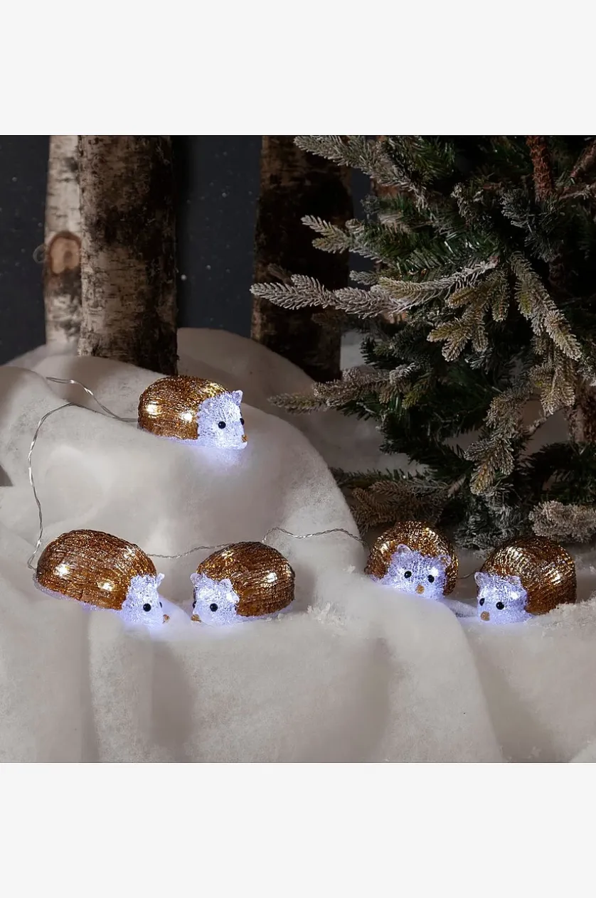 CRYSTALO HEDGEHOG julelys udendørs