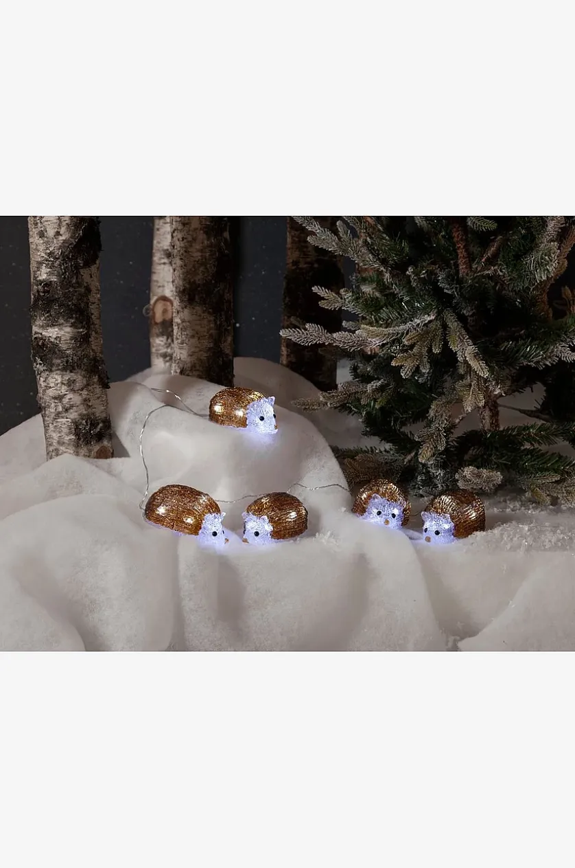 CRYSTALO HEDGEHOG julelys udendørs