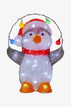 CRYSTALO PENGUIN julelys udendørs