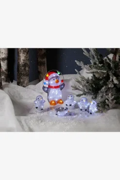 CRYSTALO PENGUIN julelys udendørs