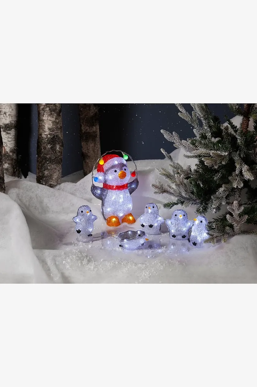 CRYSTALO PENGUIN julelys udendørs