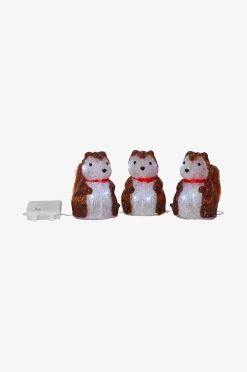 CRYSTALO SQUIRREL julelys udendørs