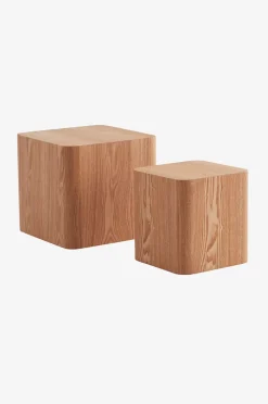 CUBO sidebord 2-pak 30x30 cm, 40x40 cm