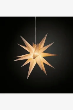 3D Papirstjerne LED højde 60 cm