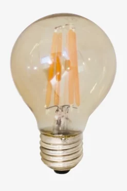 Filament dekorationspære, LED dæmpbar, E27, 4W, Ø 60 mm amber