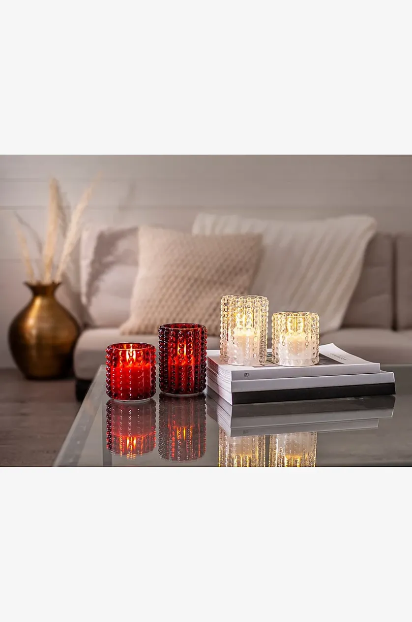 FLAMME DOTTY batteridrevet stearinlys