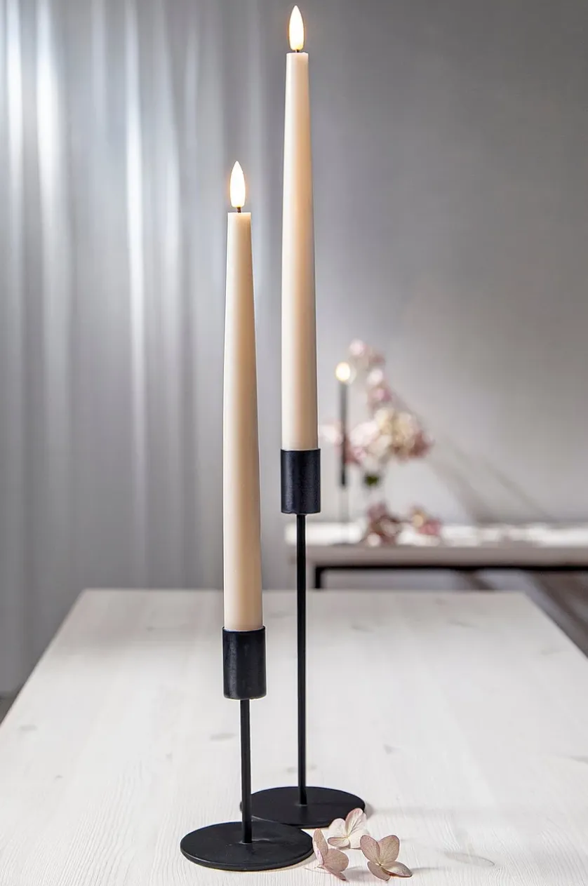 FLAMME SLIM batteridrevet stearinlys 2-pak 28 cm