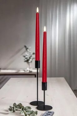 FLAMME SLIM batteridrevet stearinlys 2-pak 28 cm