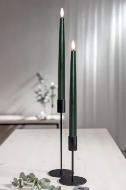 FLAMME SLIM batteridrevet stearinlys 2-pak 28 cm