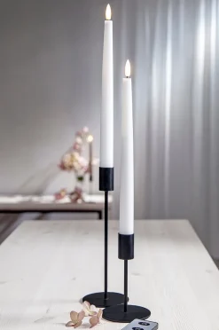 FLAMME SLIM batteridrevet stearinlys 2-pak 28 cm