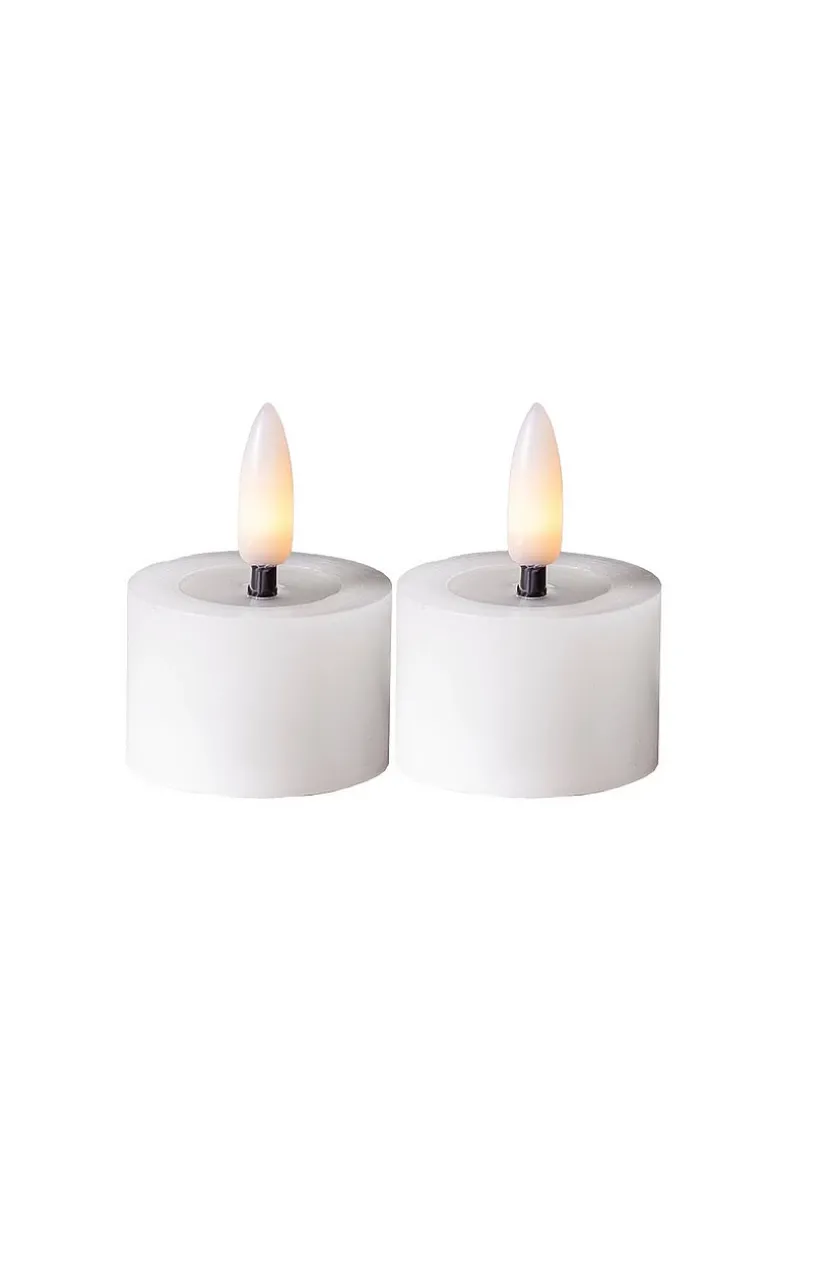 FLOW batteridrevet fyrfadslys ø 4 cm 2-pak
