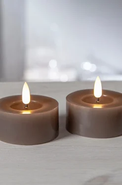 FLOW batteridrevet fyrfadslys ø 7 cm 2-pak