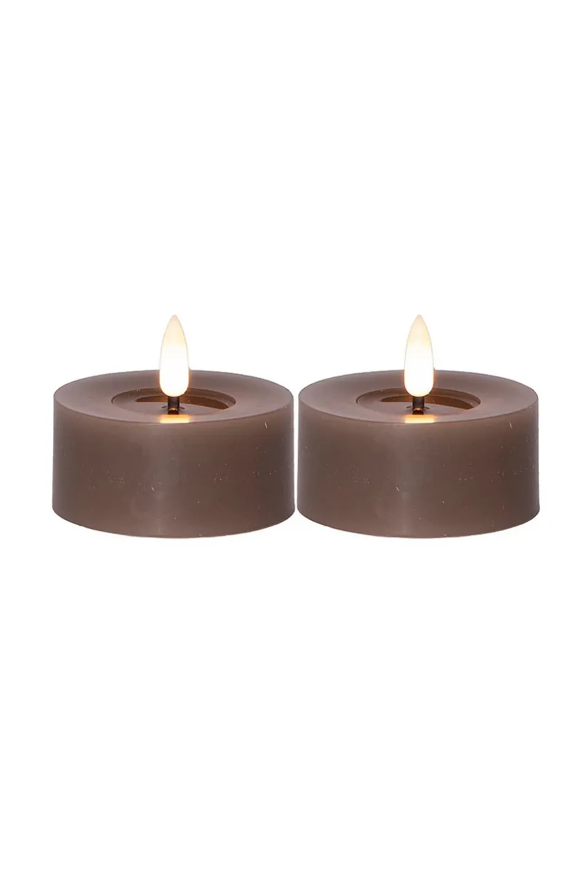 FLOW batteridrevet fyrfadslys ø 7 cm 2-pak