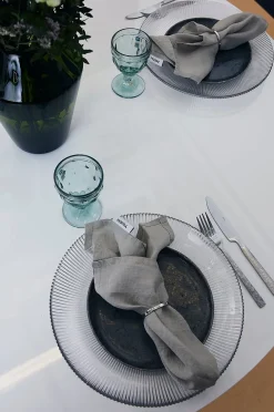 Frank serviet i fransk hør 2-pak