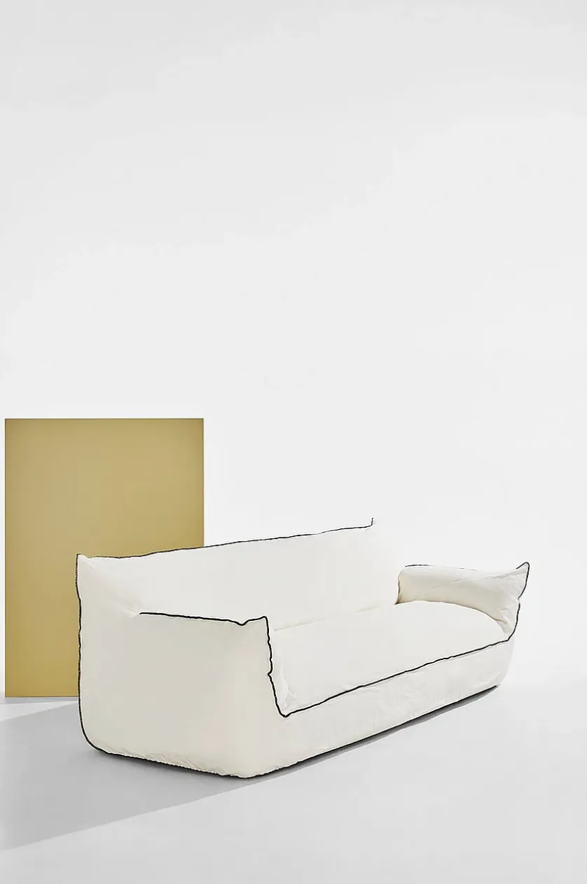 Gia sofa i hør, 3,5-pers.