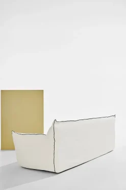 Gia sofa i hør, 3,5-pers.