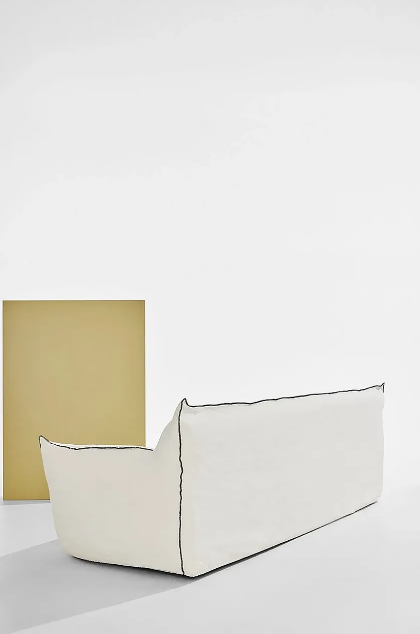 Gia sofa i hør, 3,5-pers.