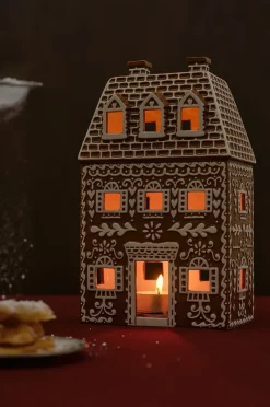 GINGERBREAD HOUSE lysholder