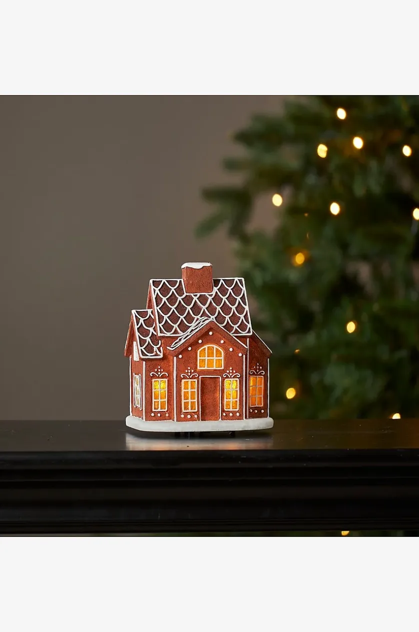 GINGERVILLE julelys højde 16 cm