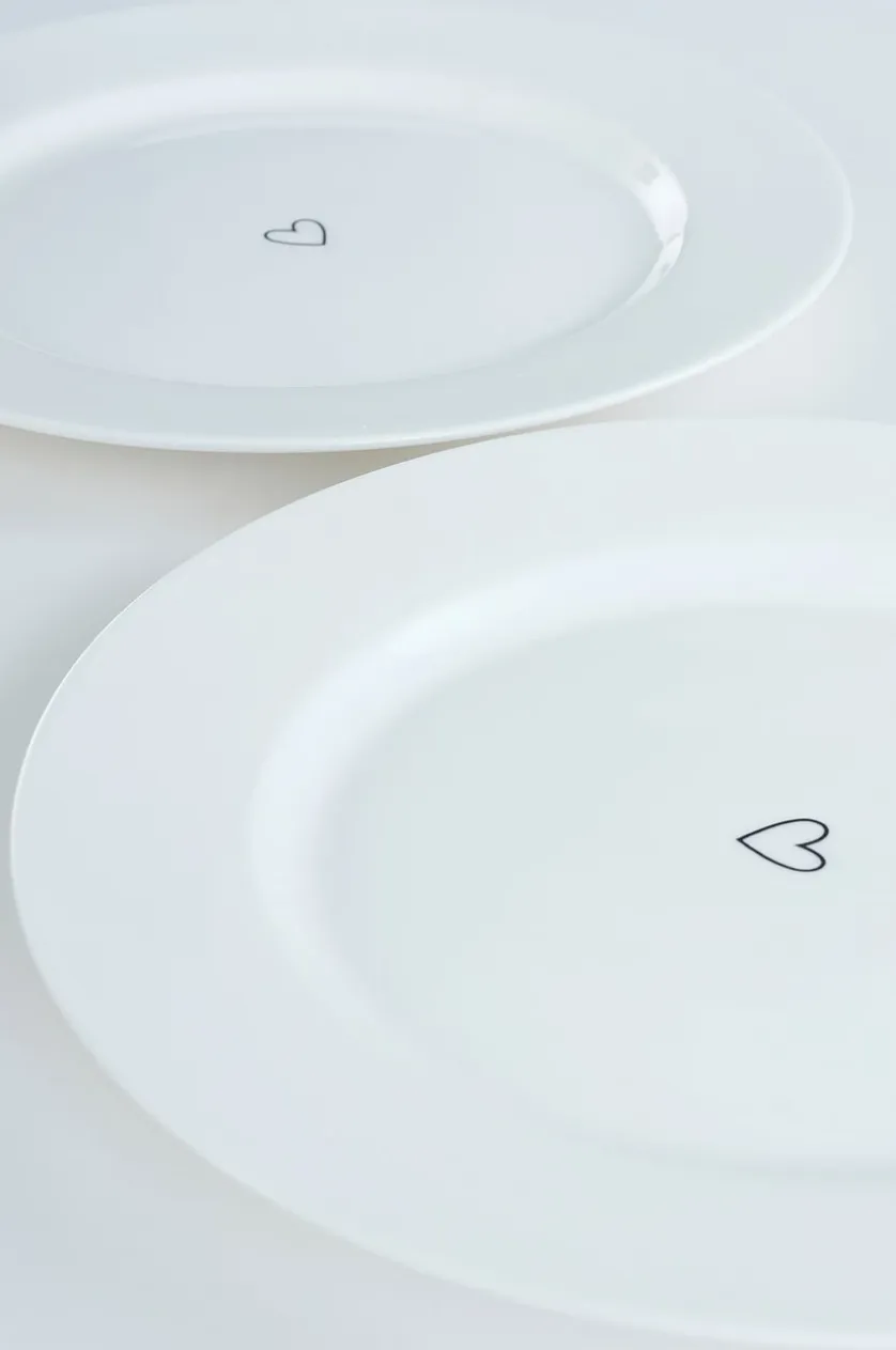 HEART tallerken 2-pak ø 26.3 cm