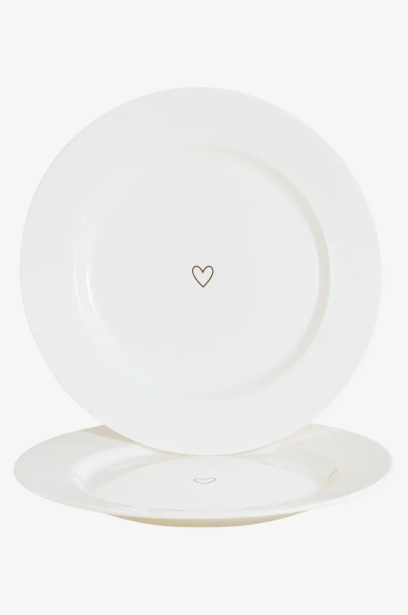 HEART tallerken 2-pak ø 26.3 cm