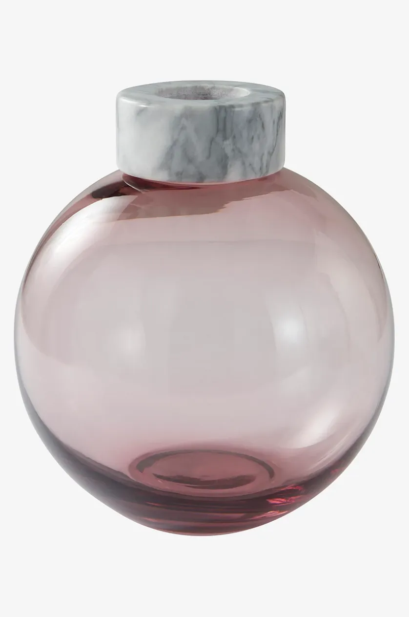 HILLEVI glasvase - højde 19 cm