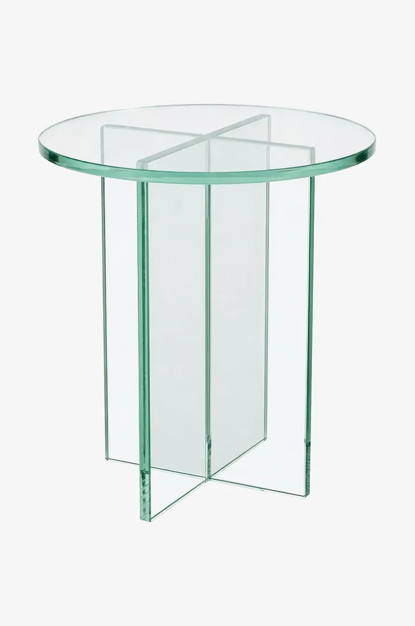 Iris sidebord i glas ⌀ 35 cm