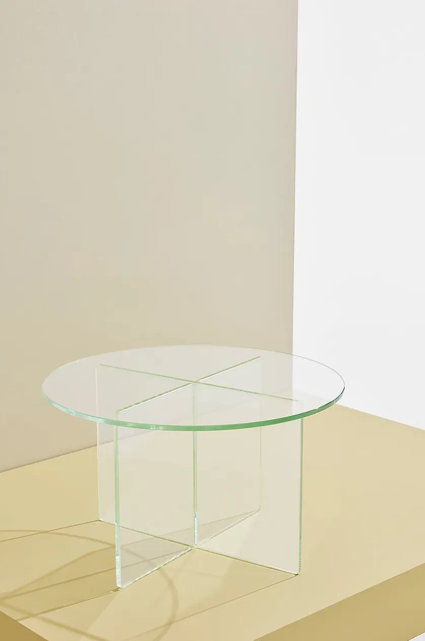 Iris sofabord i glas ⌀ 60 cm