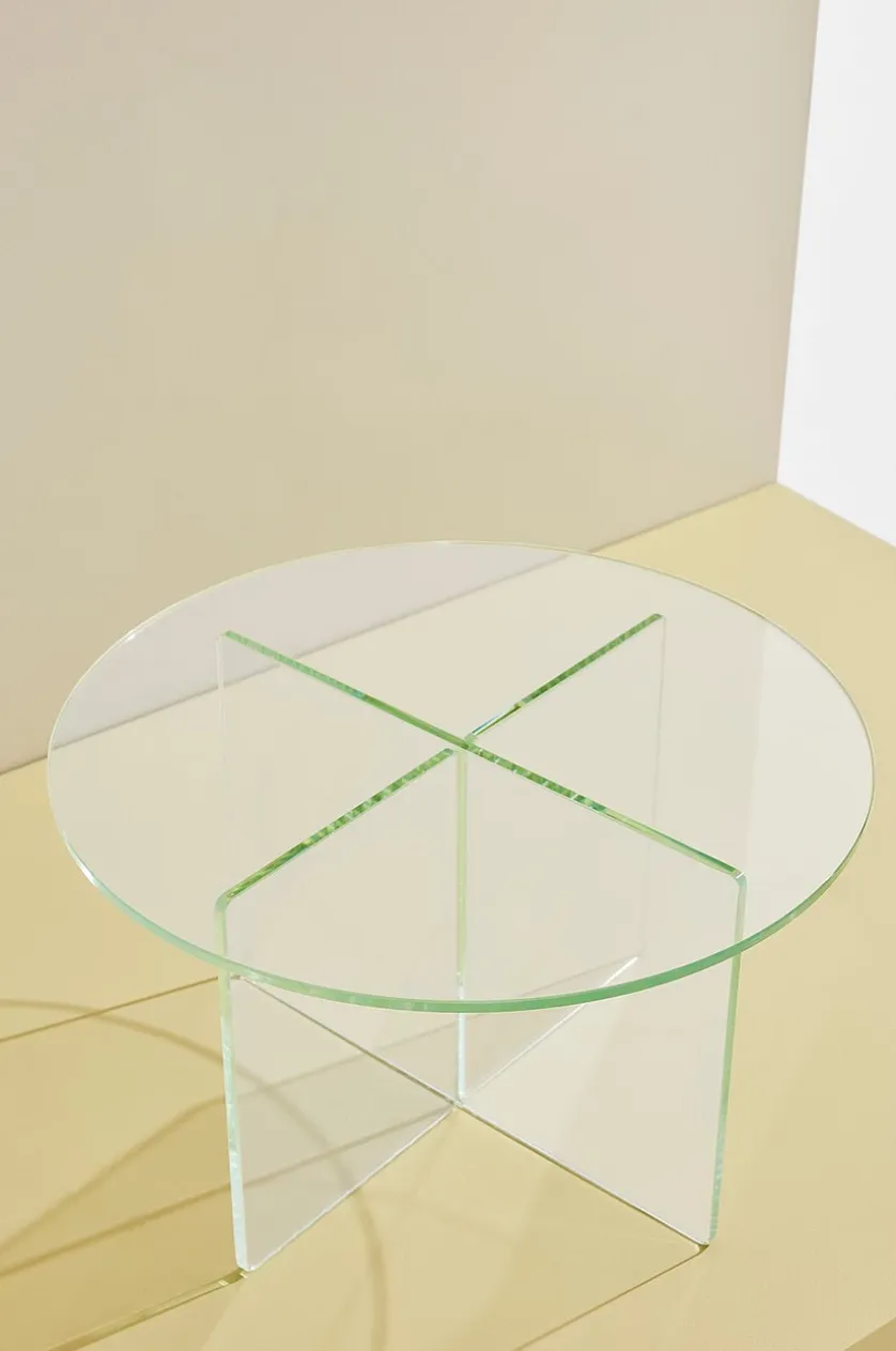 Iris sofabord i glas ⌀ 60 cm