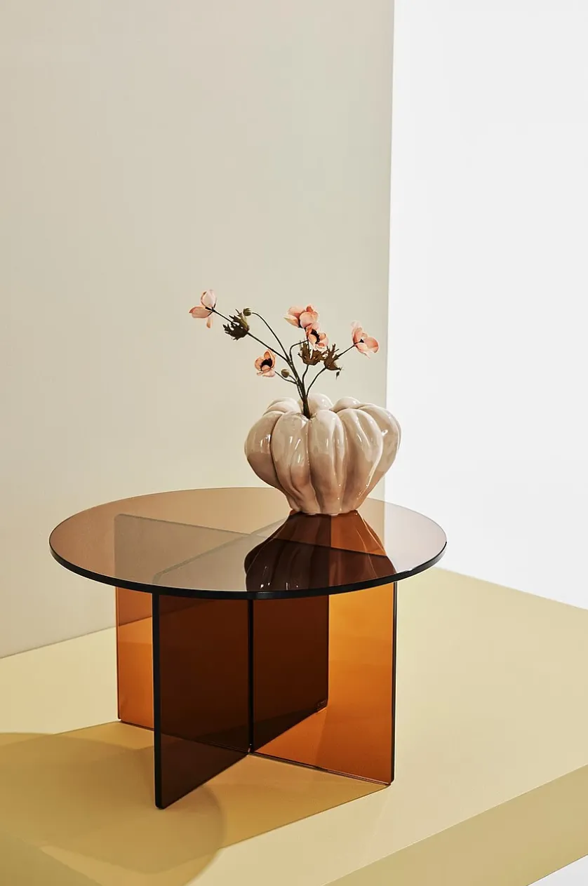 Iris sofabord i glas ⌀ 60 cm