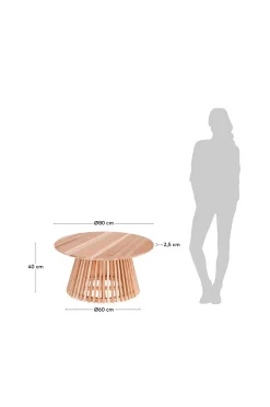 JEANETTE sofabord Ø 80 cm