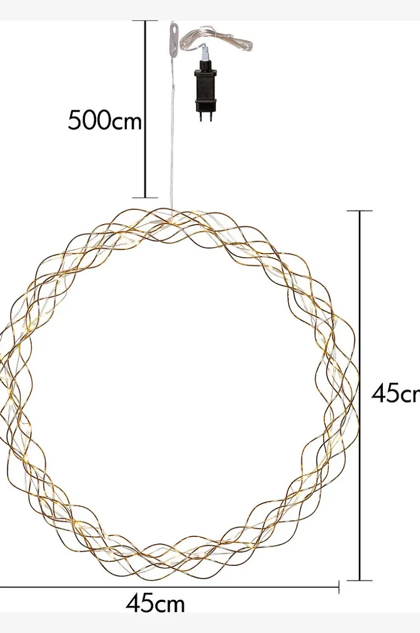 Krans Krøllet 45cm