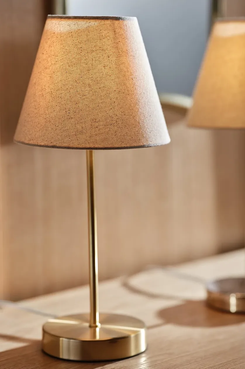 LASSE bordlampe i messing med 2-pak