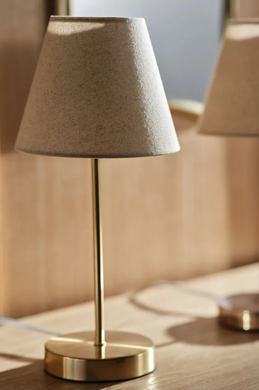 LASSE bordlampe i messing med 2-pak