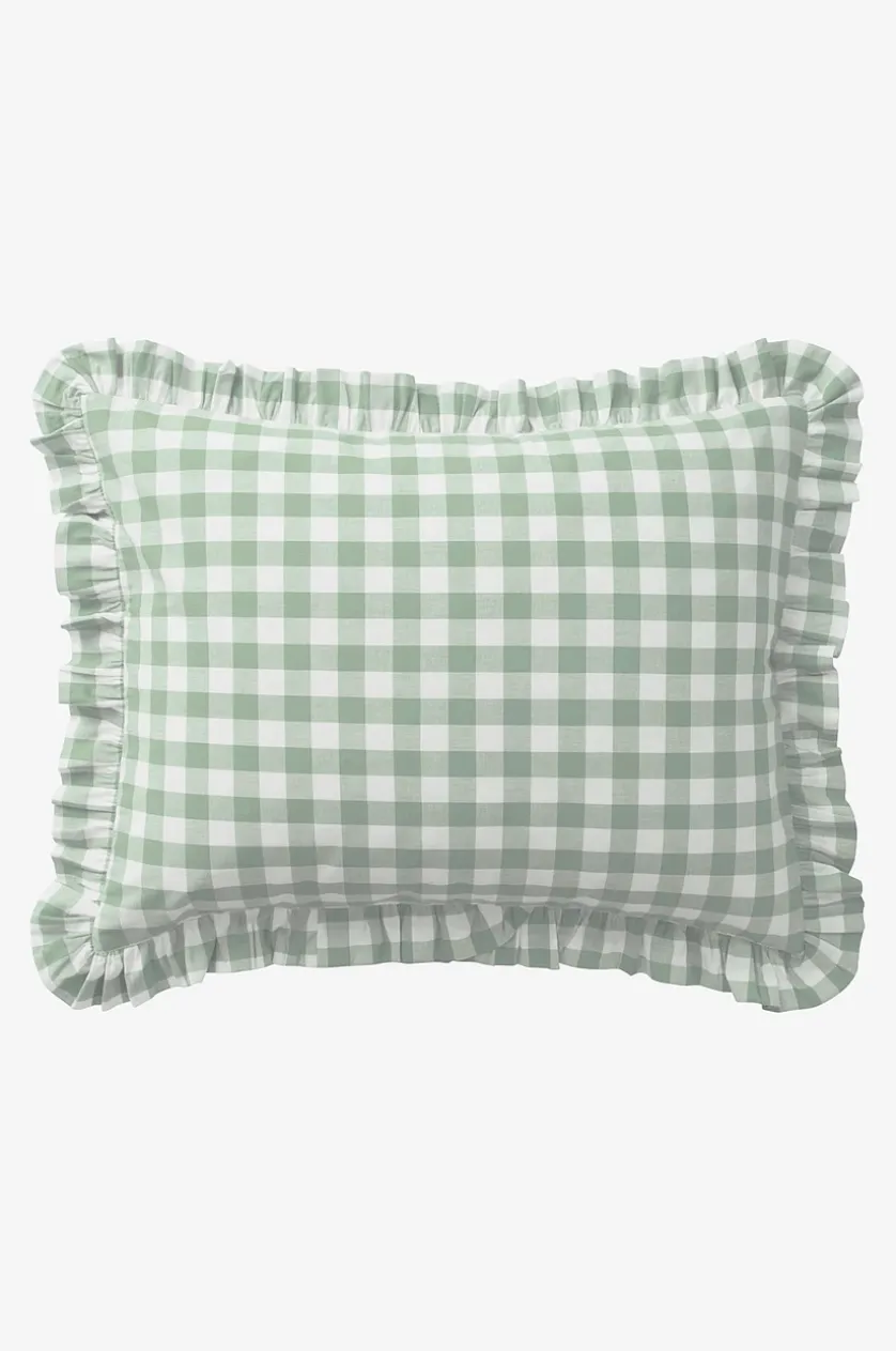 LAUREN FRILL pudebetræk flæset økologisk 50x60 cm