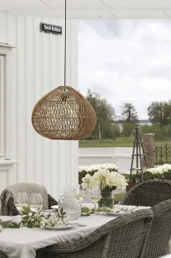 Loftlampe Karen, 70 cm, til udendørs brug
